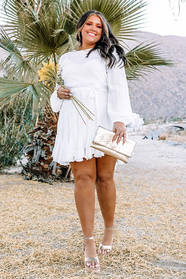 Made To Twirl Ruffle Dress Curves Image - 1