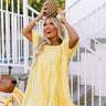Connecting Over Cocktails Shift Dress In Yellow Image - 1