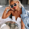 Pool Time Sunnies In White Image - 1