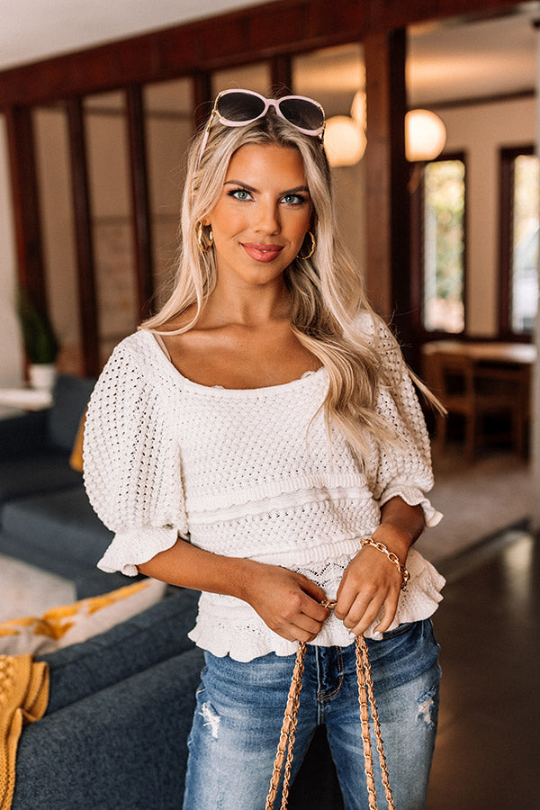 Marina Memories Crochet Top Image - 2