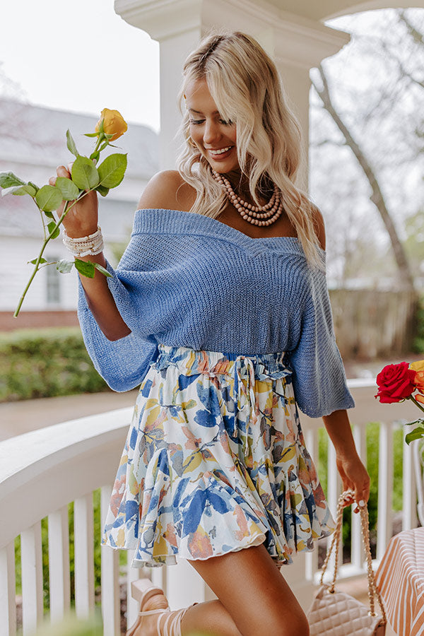 Daytona Daze Skort In Blue