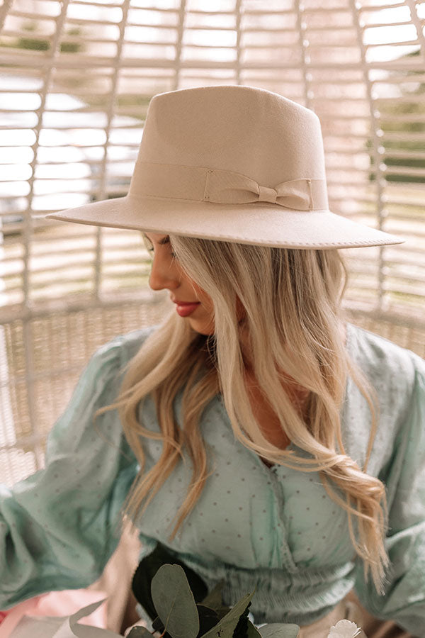 Swore To Forever Felt Fedora In Ivory Image - 1