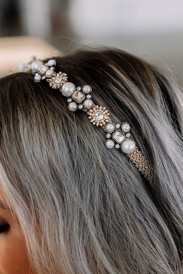 Counting Down To Champagne Embellished Headband Image - 1