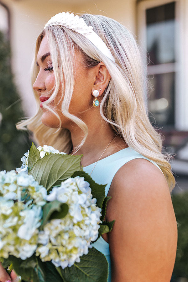 Lexington Coin Pearl Earrings