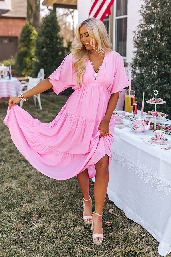 Sunshine Horizon Maxi In Pink Image - 1