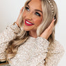 Dearest Memory Headband In Gold Image - 1