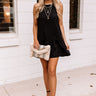 Happiest Girl In The Room Shift Dress In Black Image - 1