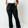 Risen The Mckenna Midrise Ankle Flare in Black Curves Image - 1