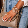 Champagne Secrets Druzy Stone Bracelet Set In Champagne Image - 1
