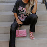 AC/DC We Salute You Distressed Graphic Tee Image - 1