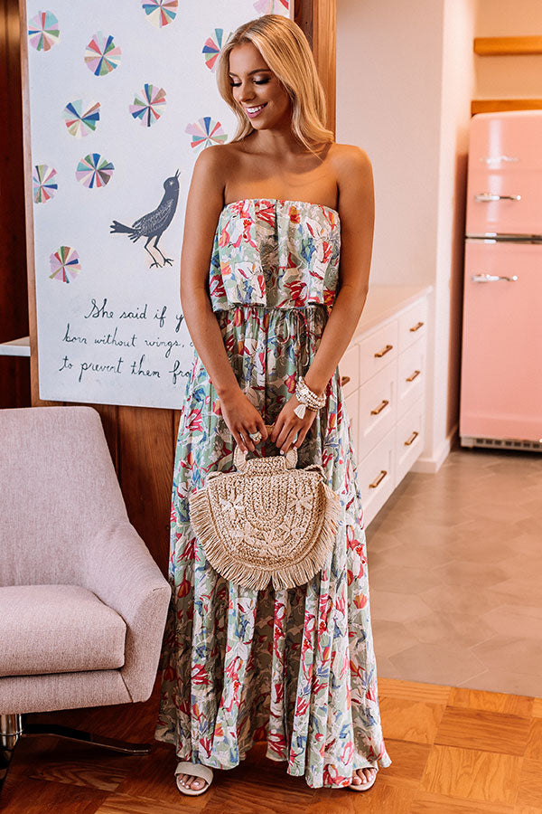 Weekend Oasis Floral Maxi