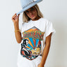 Johnny Cash Distressed Graphic Tee Image - 1