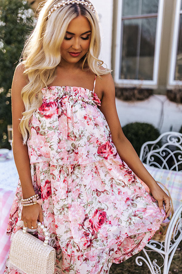 Radiant Romance Floral Midi