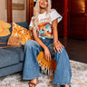 Led Zeppelin Distressed Tee In White Image - 1