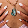 Kendra Scott Ashlyn Gold Long Pendant Necklace In Abalone Image - 1
