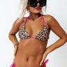 Hidden Cove Leopard Bikini Top Image - 1