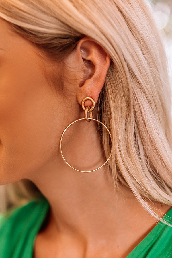 Visiting Cali Hoop Earrings Image - 2