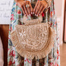 Let's Get Tropical Woven Crossbody In Natural Image - 1