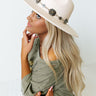 Sonoma Valley Felt Fedora In Cream Image - 1