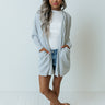 After Work Social Cardigan in Light Sky Blue Image - 1