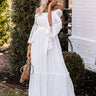 Pick A Spot Smocked Maxi Image - 1
