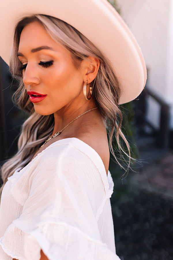 Sandbar Party Hoop Earings Image - 1
