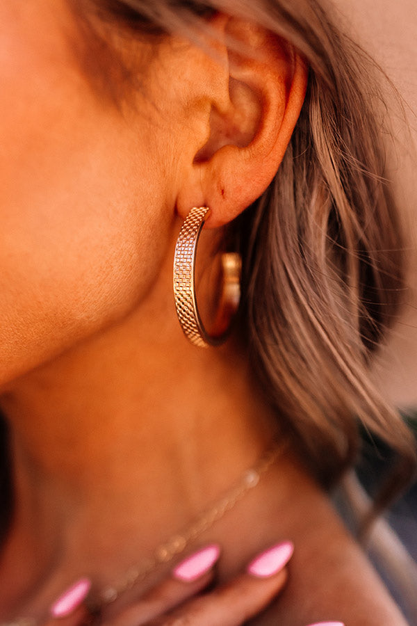 Sandbar Party Hoop Earings Image - 2