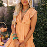 Getting Inspired Babydoll Dress In Nectarine Image - 1