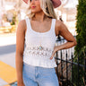 Oh, Buoy Knit Tank In White Image - 1