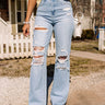 Flying Monkey The Mariette High Waist Distressed Jean Image - 1