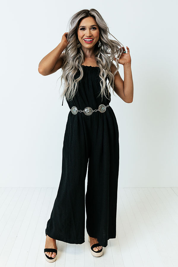 Saturday Strolling Jumpsuit In Black Image - 1