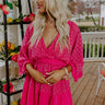 Island Beauty Lace Romper In Hot Pink Image - 1