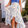 Only Sunshine Floral Skirt In White Curves Image - 1