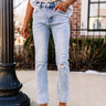 Risen The Lona Midrise Distressed Jean Image - 1