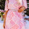 Take A Second Faux Leather Belt In Lavender Image - 1
