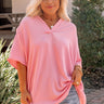 Wonderful Weekend Shift Top In Pink Curves Image - 1