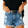 Noon Skies Faux Leather Belt In Black Image - 1