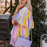Dream Date Faux Leather Crossbody In Lavender Image - 1