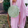 Complete Awe Woven Crossbody In Pear Image - 1