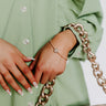 Kendra Scott Stamped Dira Bracelet In Gold Ivory Mother Of Pearl Image - 1