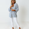 New Timezone Knit Cardigan In Sky Blue Image - 1