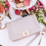 Dream Date Faux Leather Crossbody In Birch Image - 1