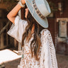Society Sweetie Felt Fedora In Mint Image - 1