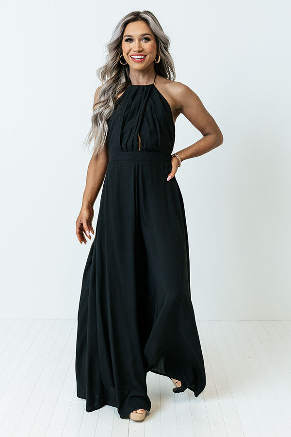 Meet Me In The City Jumpsuit In Black Image - 2