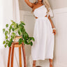 Saltwater Taffy Cut Out Dress In White Image - 1