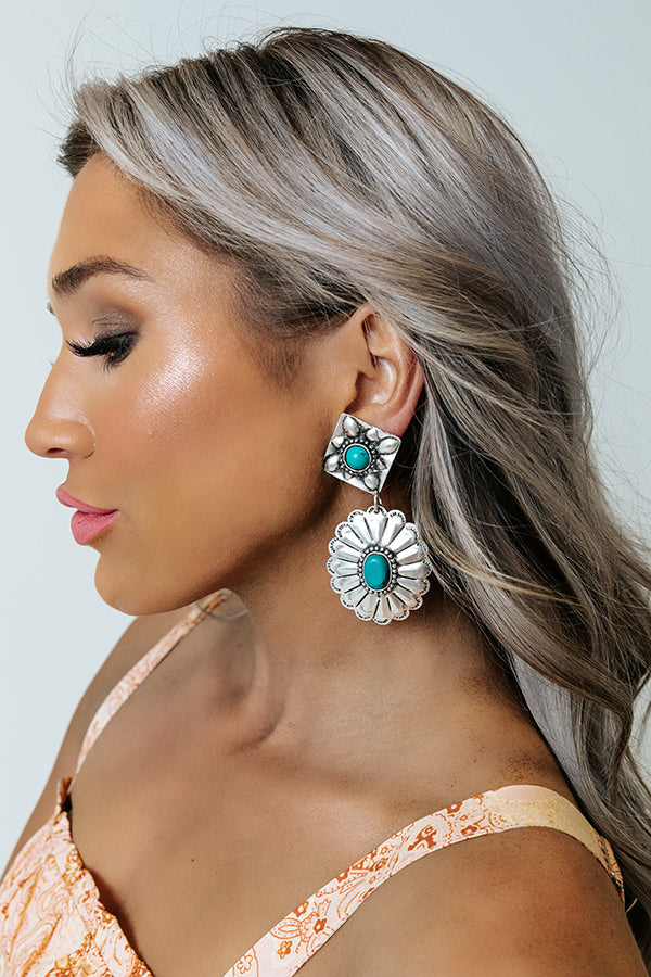 Desert Blooms Concho Earrings Image - 2