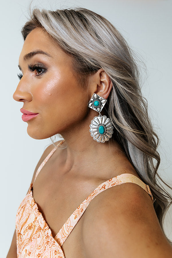 Desert Blooms Concho Earrings Image - 1