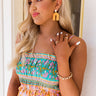 Iced Coffee Crush Earrings In Orange Image - 1