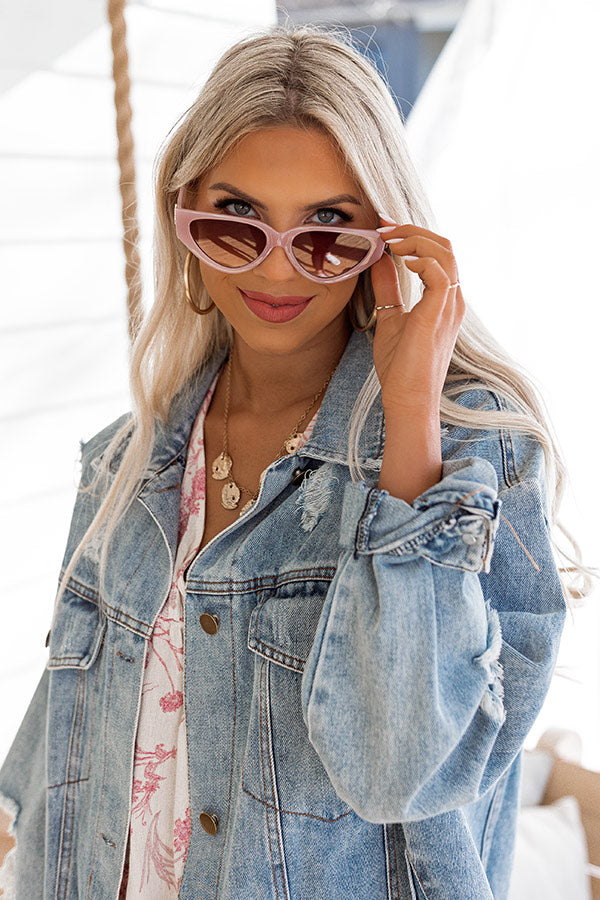 Surf Chic Sunnies In Blush