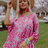 Beach Hustle Shift Tunic In Hot Pink Image - 1